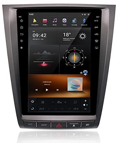 MOOKAKA Android 11 Autoradio 2 din GPS Navigation Haupteinheit für Lexus GS GS300 GS350 GS400 GS430 GS450H GS460 2004-2011 Tesla Vertikaler Radio Multimedia Player Stereo Empfänger Carplay DSP(4+64GB)