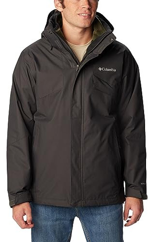 Columbia Bugaboo Fleece Interchange Jacket, Giacca Invernale 3 In 1 Uomo, Shark, Taglia S