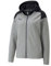 PUMA Damen Teamcup Casuals Kapuzenjacke, Mittelgraues Heather, L