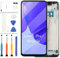 Pantalla LCD para Xiaomi Redmi Note 9 Pro Pantalla de repuesto para Xiaomi Redmi Note 9S LCD Display Touch Glass Digitalizador Asamblea Kit de piezas de reparación (verde con marco)