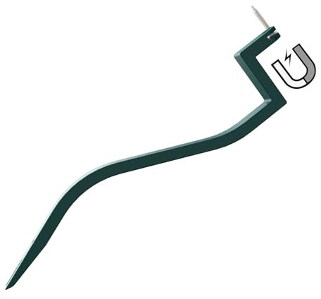 Magnetischer Dachschindelentferner, Dachschindelentfernungswerkzeug, robuster Dachschindel-Nagelinstallator und Abzieher mit magnetischer Nagelleiste zum Halten von Dachschindeln, Nagel während der