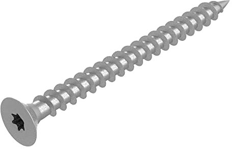 SECCARO Spanplattenschraube 4,5 x 50 mm, Edelstahl V2A VA A2, Holzschraube mit Vollgewinde, TX/Innensechsrund - 150 Stück
