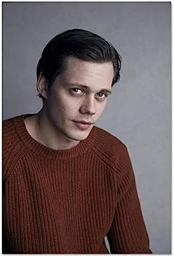 Poster Bill Skarsgard Filmstar Poster Foto Porträt Bilder Poster Und Drucke Leinwand Malerei Home Decor 50X70Cm Kein Rahmen