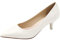Minetom Damen Pumps Pointed Toe High Heels Kunstleder Business Büro Pumps Elegant Kleid Hochzeit Abend Party Braut Schuhe A Weiß 35 EU