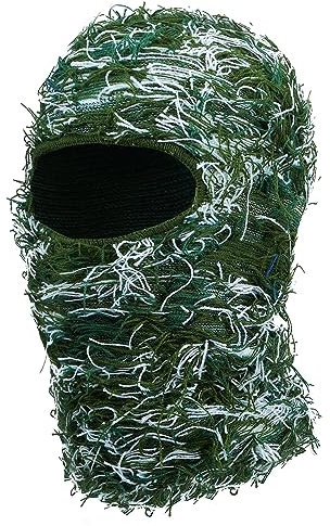 CLAPE Balaclava Sturmhaube Gesichtsmaske Fuzzy Ski Snow Mask Winddichte Winter Maske Herren Damen Knitted Warm Beanie Mask