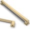 9BUILD 10 Pack 192mm Brushed Brass Cabinet Pulls - Kitchen and Drawer Handles - Zinc Alloy Wardrobe and Cupboard Door Handles