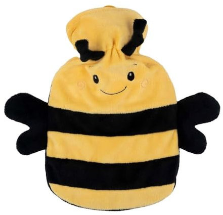 Sänger Schmusetier Biene Abby, Größe: ca. 28cm, inkl. 0,8 Liter Gummi Wärmflasche