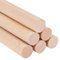 OLYCRAFT 6Pcs Baguettes en bois pour chevilles 45cm Longues baguettes en bois non finies 2.5cm de diamètre Baguettes en bois de hêtre Baguettes en bois vierges Baguettes en bois pour le bricolage