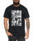 Ruffy Team - Herren T-Shirt Straw Hat Luffy Zoro One Monkey D. Pirat Ace Piece Goku Anime Ruffy, Größe:M, Farbe:Schwarz