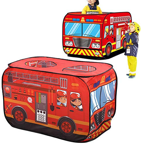 Eiswagen, Polizist, Bus, Kinderzelt, Faltbar, Feuerwehrauto, Spielhaus (Feuerwehrauto)