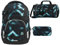 coocazoo MATE Schulrucksack-Set 3tlg inkl. Sporttasche und Schlamperbox (Laser Lights)