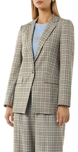 Comma Antaillierter Karo-Blazer