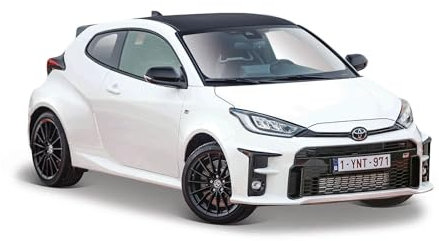 MAISTO - Toyota Yaris GR 2021 - Modellino Realistico Auto Sportiva in Scala 1:24, Replica Dettagliata con Colori Casuali, Licenza Ufficiale Toyota, Età Consigliata 3+ Anni