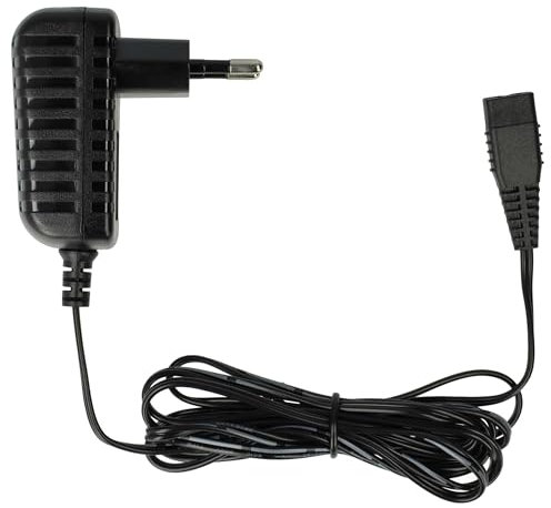 vhbw 1x Netzteil kompatibel mit Moser Genius Wahl Power+, Tondeo Eco L Rasierer, Bartschneider, Haarschneidemaschine - 180 cm