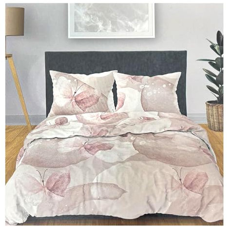 JYC CREATIVE Parure de Lit 4 Pièces - Housse de Couette, Drap et 2 Taies d'oreiller - Parure Housse de Couette pour Lit 90, 135 et 150 cm, Literie, (Motif 2, Lit 90cm)