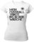 clothinx Damen T-Shirt EM Fussball Trikot ist in der Wäsche Frauen Sport Spruch