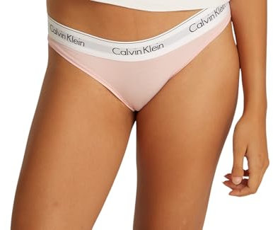 Calvin Klein Donna Slip Taglio Bikini Intimo, Rosa (Buff Pink), S