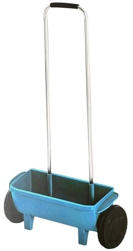 Spandiconcime a caduta Spandiconcime a mano Spandiconcime a caduta da 12 litri Spandiconcime a mano con manico lungo Spandiconcime per fertilizzanti per prato, erba, giardino, parco, compost