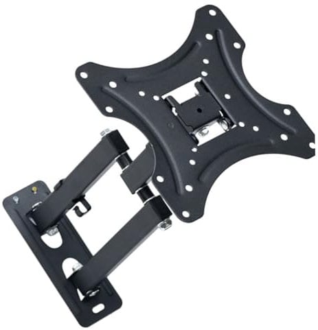 DOITOOL Stretchable Lcd Tv Holder 32 Inches Adjustable Stand Rotating Tv Mount 23 Inches Lcd Tv Bracket Clothes Hanging Rack Stand Swivel Tv Stand Wall Rotable Tv Bracket An Fittings Black