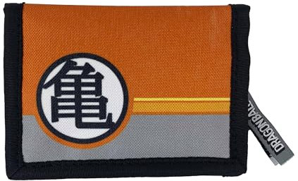 CYPBRANDS Dragon Ball Billetera-Goku, Portefeuille Mixte Enfant, Orange, Estandar