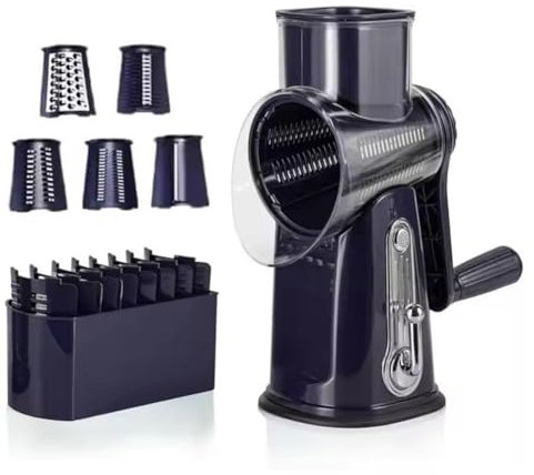 Storm Vegetable Slicer, Household Hand Cranked Drum Vegetable Slicer, Multifunctional Slicer And Potato Slicer And Radish