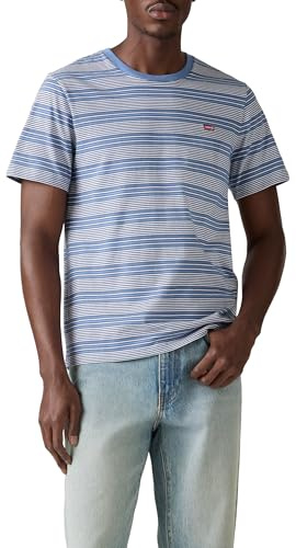 Levi's SS Original Hm Tee Cuff Stripe Quiet Har, Cuff Stripe Quiet Ha, M