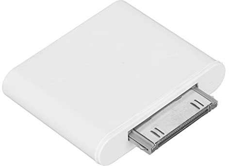 Bluetooth Transmitter, 30 Pin Bluetooth Adapter, Bluetooth Dongle for, Plug and Play, Wireless Bluetooth Sound Dongle Adapter Transmitter (White)