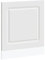 IKAYAA Panel Frontal para Lavavajillas,1.5 cm, Kalmar, Panel Delantero Lavavajillas Cocina, Puerta Lavavajillas, Blanco 60 x 1.5 x 67 cm