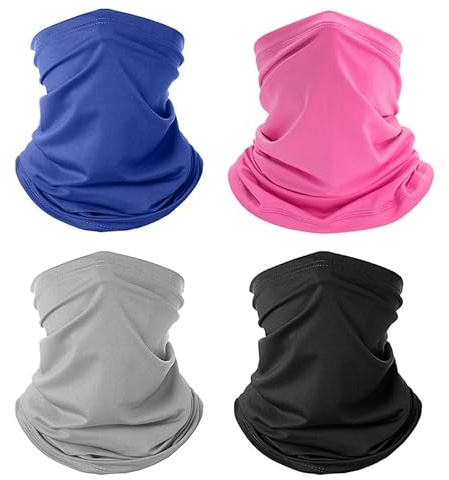 flintronic Cache Cou Elastique pour Homme et Femme, Tour de Cou Coupe-Vent et Respirant, Polaire Cache-Cou Écharpe, Respirante Vélo Masque Cache Couvre pour Sports Cyclisme Ski Randonnée