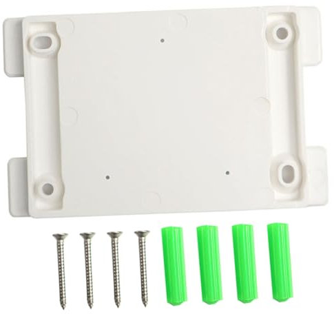 Vaguelly Cd Player Wall Mount Bracket Board Easy Installation Accessory for Cd Player Fixing Strong Sturdy Design Smooth Surface Screws Included