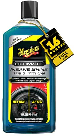 Meguiar's Ultimate Insane Shine Tire & Gel, 16OZ BT