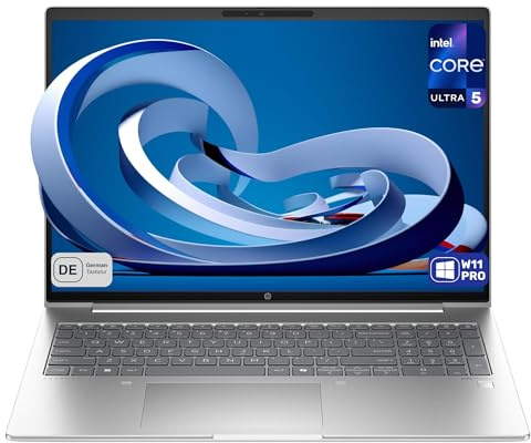 HP ProBook 460 G11 Business Laptop, Intel Core Ultra 5 125U, 16 WUXGA Display, Intel Grafik, 64 GB DDR5 RAM, 4 TB SSD, Deutsches Tastatur-Layout, Wi-Fi 6E, Windows 11 Pro, Silber