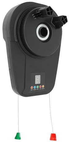 Ouvre-porte automatique de volet roulant - Moteur de porte de garage intégré avec 2 télécommandes - 800 N - Charge maximale : 38 kg - Pour garages, entrepôts et magasins