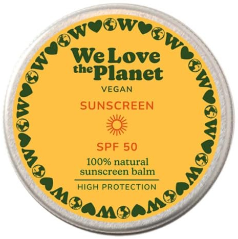 We Love the Planet Sonnencreme, LSF 50, 35g