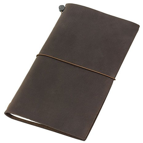 Traveler's Notebook Brown Leather (1, 1 LB) by Office 4 All