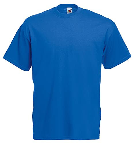 Fruit of the Loom Men's Short-Sleeved T-Shirt - Royal - Small