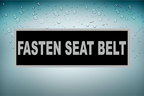 Akachafactory Selbstklebend Sticker Auto Flugzeug Luftfahrt Aeroport Fasten Seat Belt