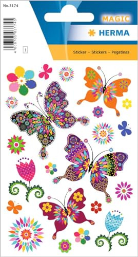 Herma Sticker Magic Butterfly Glitter Foil