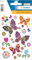 HERMA 3174 Aufkleber Schmetterlinge Glitzer klein groß, 22 Stück, Schmetterling Sticker mit Blumen, Butterfly Etiketten für Fotoalbum Tagebuch Poesiealbum Scrapbooking Dekoration Briefe DIY Basteln