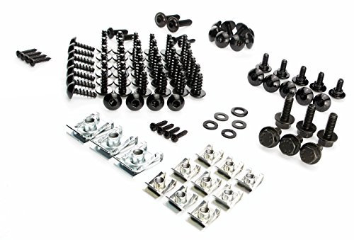 Verkleidungsschrauben und Clipse/Klemmen für Yamaha Aerox MBK Nitro schwarz Schrauben Clips neues Modell (ab Baujahr 2013)