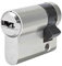 ABUS Bravus 2000 Halbzylinder 70/10 mm | Zylinder Profilzylinder Schließzylinder mit Kopierschutz Intellitec System | Patentschutz bis 2030 | Inklusive 10 Wendeschlüssel | Sicherungskarte