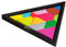 Philos 3508 - IQ Dreieck, Triangle, Mehrfarbig, aus Holz, 13 Spielsteine