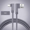 superior ZRL 90 Grad USB Micro Cable, (1M, 2M, 3M) Nylon geflochtenes High Speed Micro USB Kabel schnell Aufladen für Samsung, Kindle, PS4 Nokia, Sony und mehr Android Geräte
