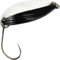 FTM Spoon Break 2,2g - Blinker zum Spinnfischen auf Forellen, Forellenblinker zum Forellenangeln am Forellensee, Spoonblinker, Farbe:weiß-schwarz/schwarz