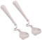 2Stück Kaffeelöffel Marmeladenlöffel,Edelstahl Teelöffel Dessertlöffel Mini Teaspoons Metall Mokkalöffel für Marmelade, Sirup und Melasse