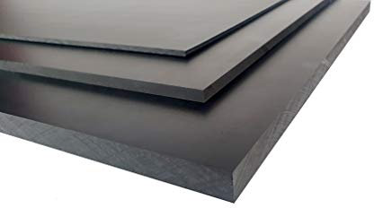PE-HD Platte Polyethylen 1-30 mm schwarz verschiedene Formate Kunststoffplatten (4,0 mm, 1000 x 495 mm)
