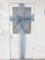 Toyland® - Fiocco decorativo per porta fai da te con decorazione diamantata, per matrimoni, feste, Natale (Argento)