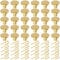 BIGLUFU 25mm/1 inch Brass, Gold Kitchen Cabinet Knobs - Round, Door & Dresser Drawer Handles (Gold 30-Pack)
