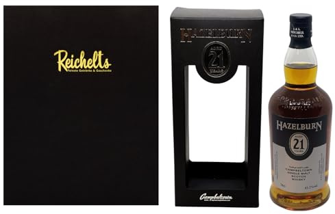 Hazelburn 21 Jahre Release 2023 Triple Distilled Campbeltown Single Malt Scotch Whisky 0,7 l 43,2% als Geschenkset mit Präsentbox by Reichelts