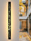 LED Wandlampe Aussen Lange Wandleuchte Ginkgo Wandlampe Schwarz Lang Ip65 Wasserdicht 3000k 40W Aluminium Villa Wandleuchte Für Gärten Terrassen Wohnzimmer Innen Wandleuchten Außenleuchte,115CM